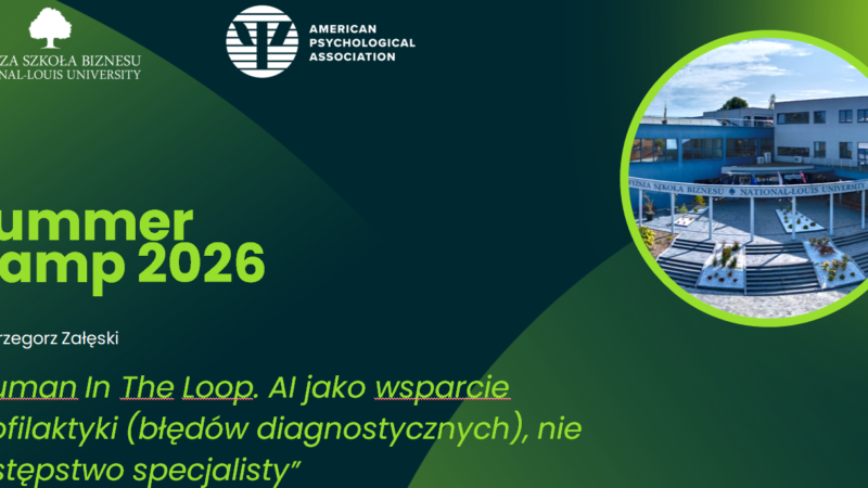 Human-in-the-Loop w psychologii – warsztat podczas Summer Camp 2026